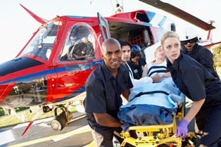 Air ambulance flights after an accident | Missouri Car Accident Lawyer | Beck & Beck