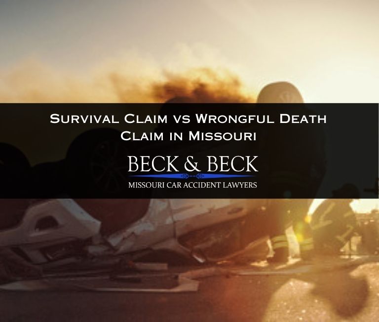 survival claim vs wrongful death claim in missouri