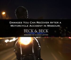 damages you can recover after a motorcycle accident in missouri