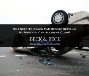 do i need to reach mmi before settling my missouri car accident claim