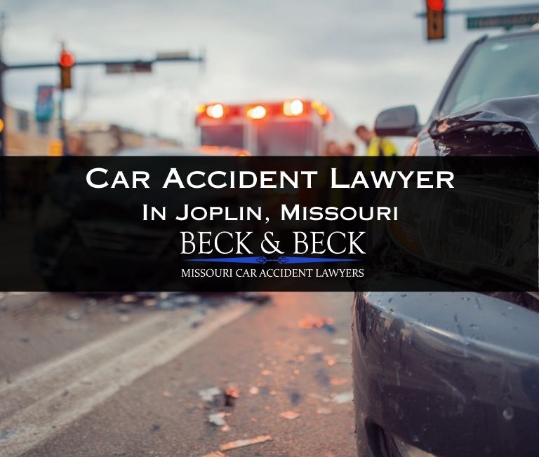 Catastrophic car accident in Joplin, Missouri involving two cars related to a case handled by Beck & Beck Missouri Car Accident Lawyers