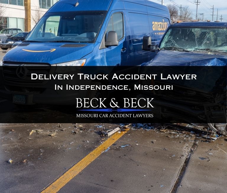 Intersection accident involving a delivery truck in Independence, Missouri related to a case handled by Beck & Beck Missouri Car Accident Lawyers