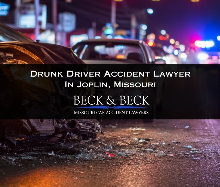 Accident at an intersection in Joplin, Missouri at night related to a case handled by Beck & Beck Missouri Car Accident Lawyers