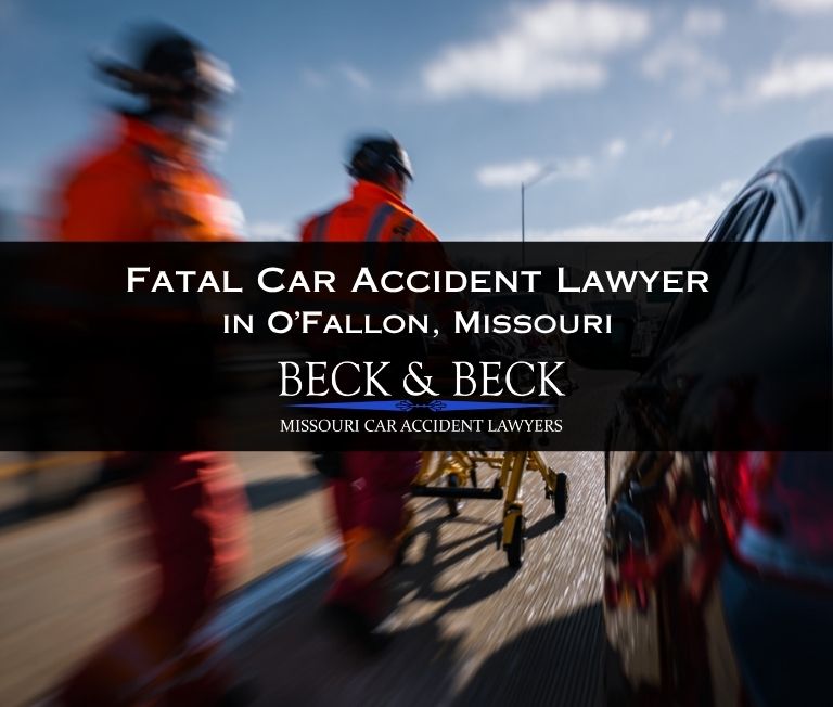 Serious car accident on highway in O'Fallon, Missouri involving a fatality related to a case handled by Beck & Beck Missouri Car Accident Lawyers
