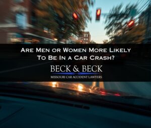 are men or women more likely to be involved in a car accident
