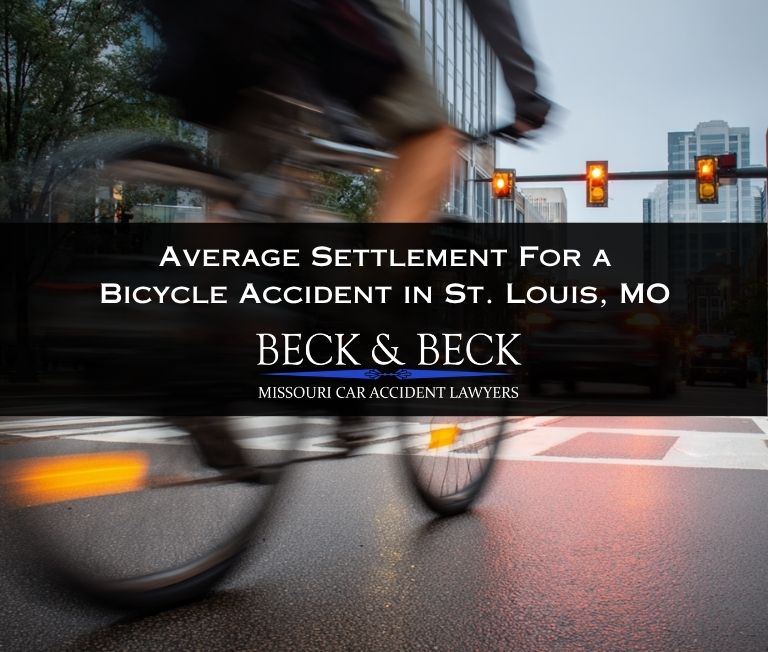 average settlement for a bicycle accident in st louis missouri