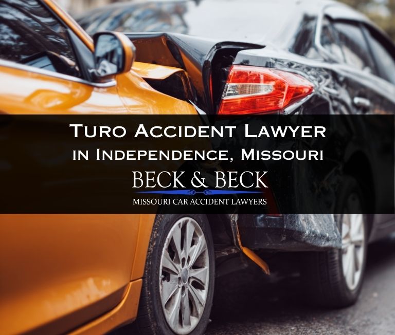 Accident involving a Turo rental car in Independence, Missouri related to a case handled by Beck & Beck Missouri Car Accident Lawyers