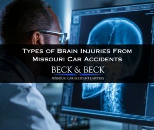 types of brain injuries from car accidents in missouri