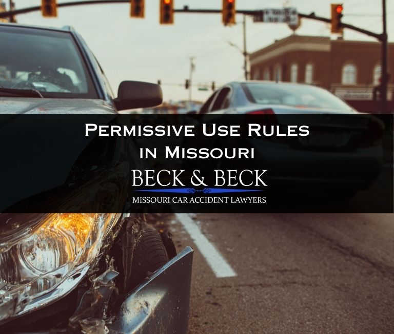 Car crash involving a borrowed car illustrating Missouri permissive use rules
