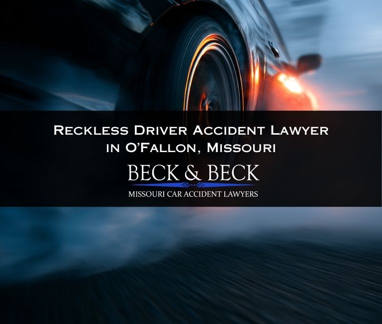Reckless driver speeding in O'Fallon, Missouri
