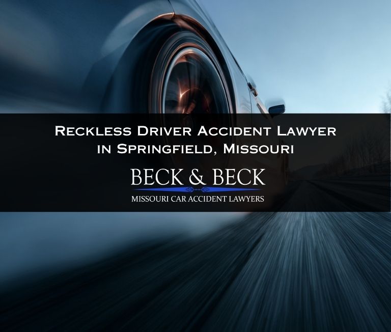 Reckless driver driving dangerously in Springfield, Missouri