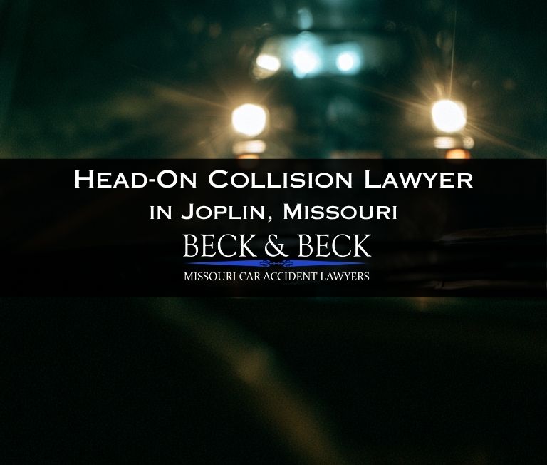 View from inside of a car just before being hit head-on by a car going the wrong way in Joplin, Missouri