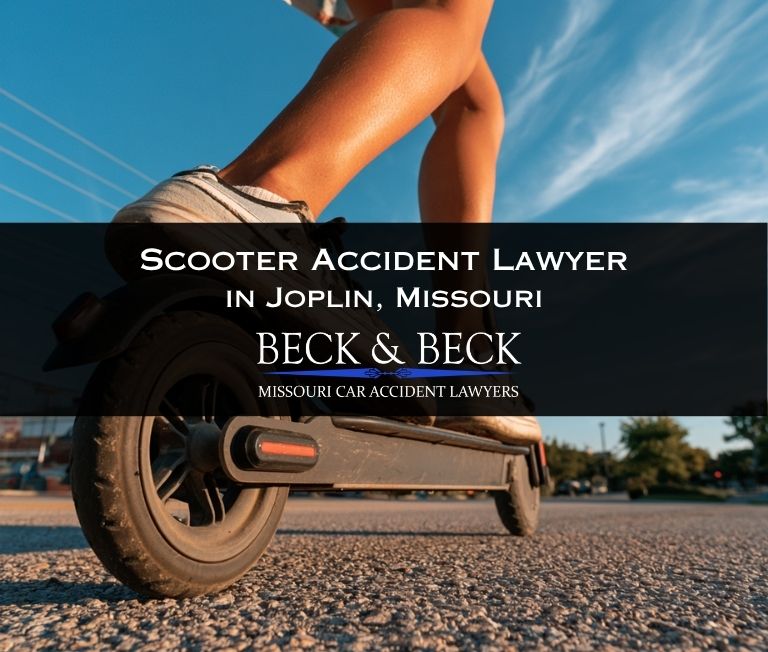 Teenager on an electric scooter in Joplin, Missouri