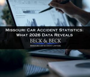 Data analyst analyzing and compiling most recent Missouri car accident statistics in October 2026